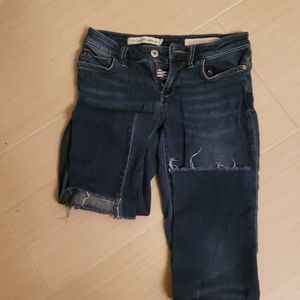 Pilcro cropped jeans mid rise skinny